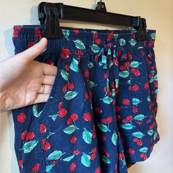 St. John's Bay Cherry Print Women's Shorts - Picture 4 of 7